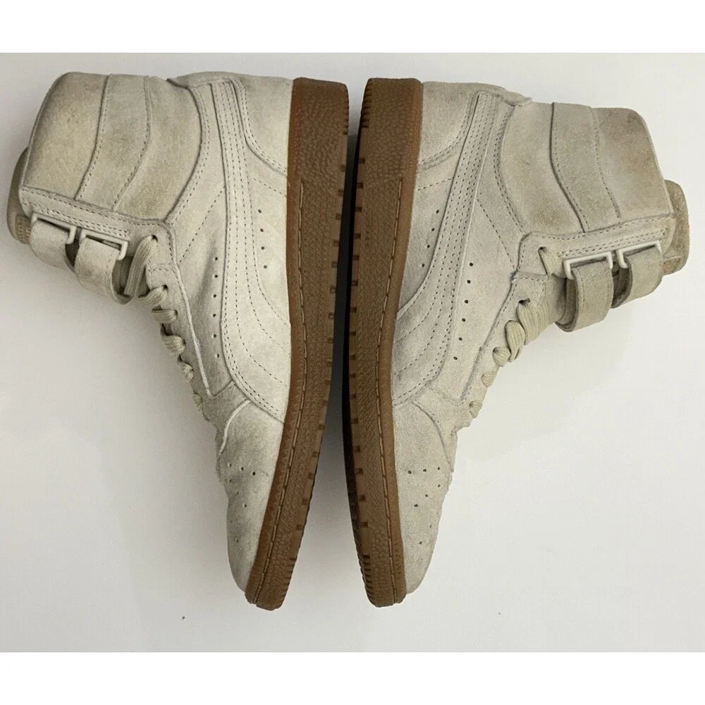 PUMA contact Sky II High Suede 'Bisque'  364395 03  Women Sz 7.5